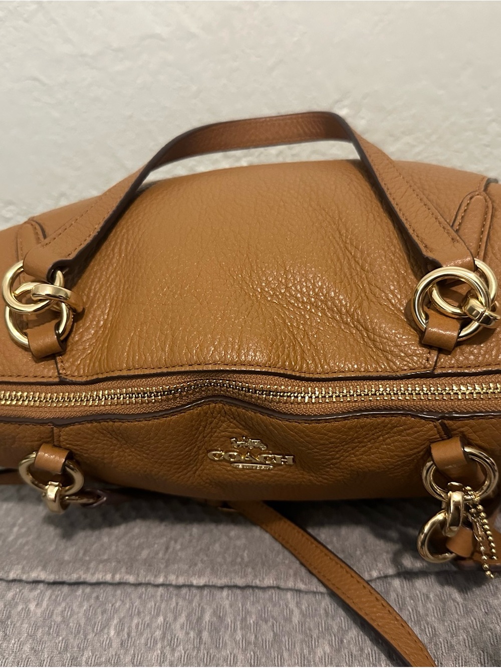 Coach Cognac/Tan Leather Satchel and Wallet Set - Picture 5 of 12